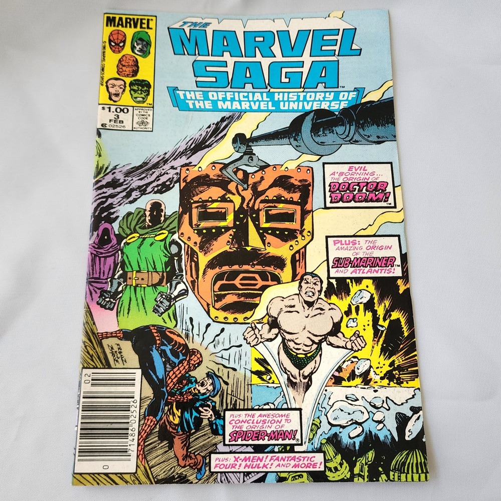 Marvel Saga Comic Book Official History Marvel Universe Doctor Doom Submariner